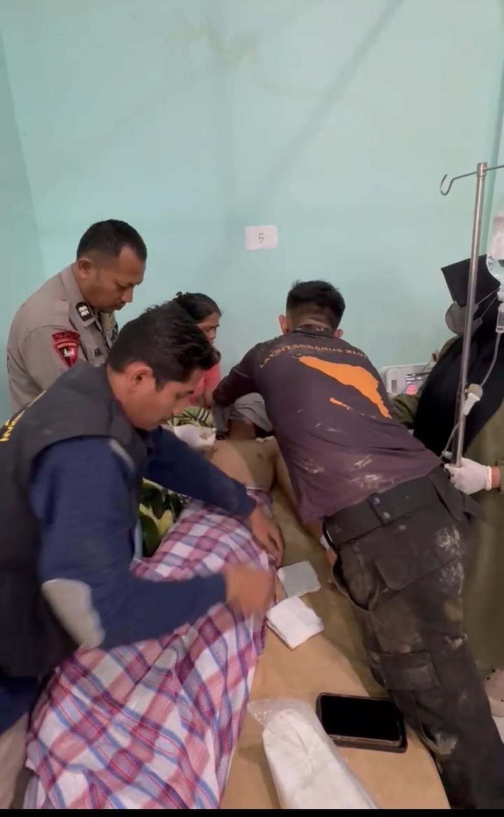 Haikal Hanyut di Sungai Kuala Simpang, Diselamatkan Taruna Akpol Peserta Latsitardanus