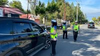 Satlantas Polres Bener Meriah Tertibkan Pelanggar dan Edukasi Pengendara dalam Operasi Keselamatan Seulawah 2026
