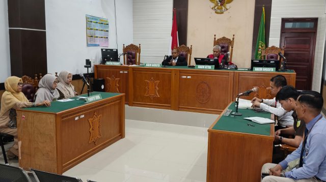 Majelis Hakim Nilai Proses Penyidikan Telah Sesuai Prosedur, Para Pemohon Hormati Putusan Meski Menyatakan Kecewa. Lhoksukon, 31 Agustus 2026. Foto: Dok ist.