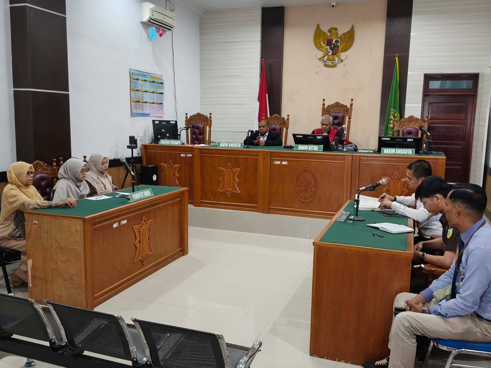 Majelis Hakim Nilai Proses Penyidikan Telah Sesuai Prosedur, Para Pemohon Hormati Putusan Meski Menyatakan Kecewa. Lhoksukon, 31 Agustus 2026. Foto: Dok ist.